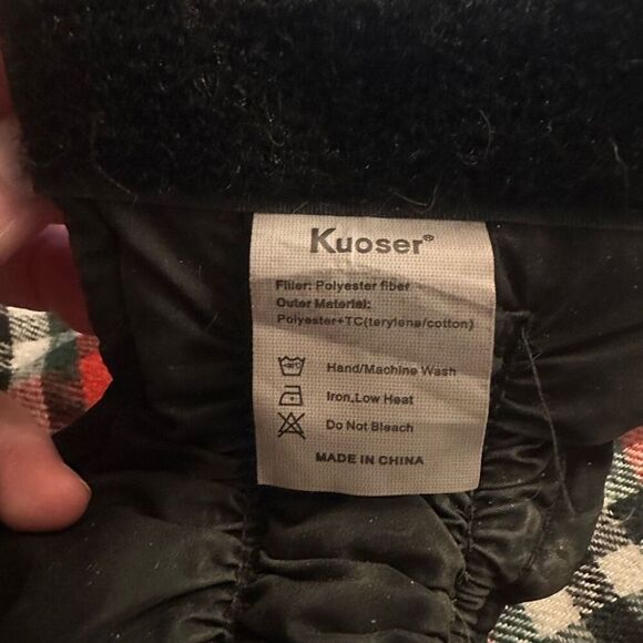 Kuoser Reversible Dog Flannel Sz S - Picture 9 of 9